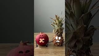 Life Doodles | Pineapple and pomegranate  #lifedoodles #shorts #animation #cartoon