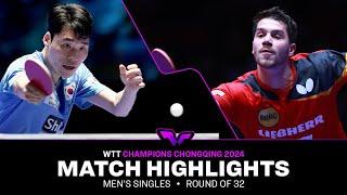 Jang Woojin vs Patrick Franziska | MS R32 | WTT Champions Chongqing 2024