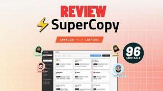 SuperCopy AI Review: Create Unique Persona's for Creative On Point Content 2024