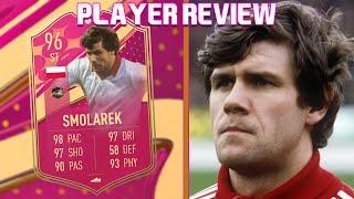 50K??  96 FUTTIES HEROES SMOLAREK PLAYER REVIEW! FIFA 23 ULTIMATE TEAM