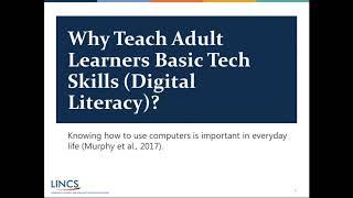 Tips for Teaching Adult Learners Basic Technology Skills