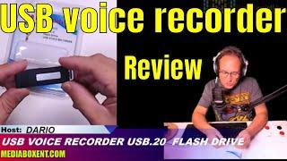 Flash drive and USB voice recorder