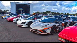 World's Largest and Most Expensive Supercar Hypercar Parking Lot You've EVER seen!