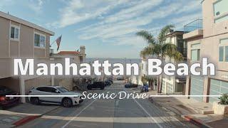 Driving in Downtown Manhattan Beach, California - 4K60fps