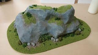 How to make plaster bandage wargaming hills (ModRoc)