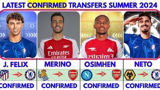 LATEST CONFIRMED TRANSFER NEWS SUMMER 2024, MERINO TO ARSENAL, FELIX TO CHELSEA, ARSENAL ON FIRE