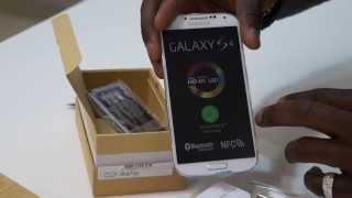 Samsung Galaxy S4 White Frost  Unboxing