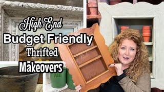 High End Thrift Store Makeovers: French Cottage -  budget-friendly