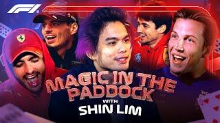 Magician Shin Lim Stuns The Grid With UNREAL Magic in the Paddock!