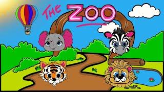 The Zoo! Meet Colorful Dancing Animals! 