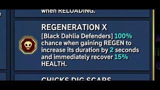 Dahlia with reworked Regen X goes crazy
