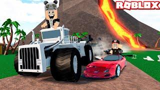 Yeni Dev Kamyon Aldım!! Araba Kapışması - Panda ile Roblox Car Crushers 2