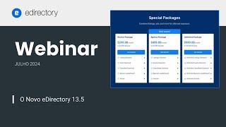 BR eDirectory Webinar - Novo eDirectory 13.5 com Recursos de Associação/Membros