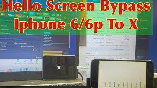Iphone 6/6p Hello Screen Bypass / Boot Ramdisk Bypass Hello / ICloud Bypass With Unlock Tool /