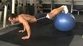 Jud Dean - Feet on Ball Push-Ups (Bodybuilding)