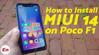 Poco F1 | Install Miui 14 Stable | Xiaomi EU | Android 13 | IR Face Unlock | PocoOS | Enforcing