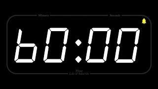 60 MINUTE - TIMER & ALARM - 1080p - COUNTDOWN