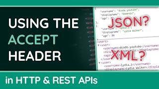 Using the "Accept" Request Header in RESTful APIs - HTTP/Web Tutorial