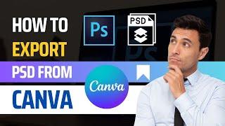 How to export PSD from Canva  2023