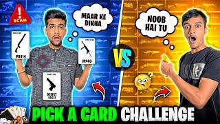 Tsg Daksh Is Back In Bootcamp  I Challenged Him For Pick A Card Challenge 🃏 - Garena Free Fire