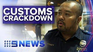 Bali customs crackdown after spike in drug smuggling | Nine News Australia