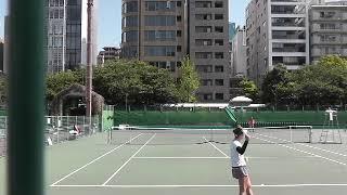 Honoka Tsuji singles 1round 2018/5/14