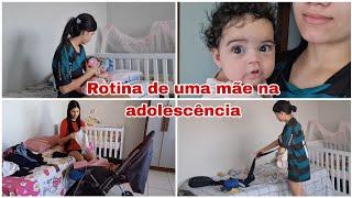 ROTINA DEPOIS DA AULA COM MINHA BEBÊ -MÃE AOS 16