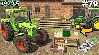 1970'S. DEUTZ renovation. NEW SEASON. Milk bottling. Slaughterhouse. Farming Simulator 22. FS 22.