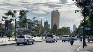 PHNOM PENH CITY Walking Around Park Street View | CAMBODIA 2022