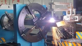 CNC Plasma Cutting Machine | Pipe and Profile Cutting,Beam Coping, Square Profiling Plasma Cutter