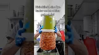 Iraklı dönerci ustasından farklı bir döner yapımı