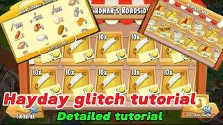 Hayday glitch tutorial 2024 | Easier way to doubled items #games #viralvideo #gaming