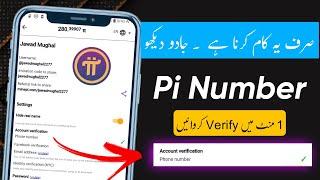 Pi Network || How to verify your phone number in one minute || USA number verification