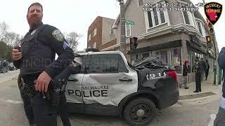 Dash Cam: Reckless Driver Crashes Into Milwaukee Police Officers