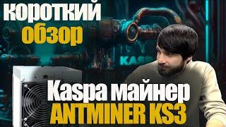 Как там с KASPA обстоит вопрос? асик antminer ks3 за 1500000р окупаемость 5 месяцев без халвингов?