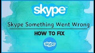 How To Fix - (Skype) Something Went Wrong There Is A Problem With Your Microsoft Account *{2018}*