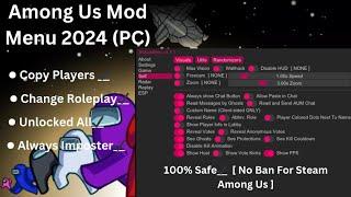 Among Us Mod Menu 2024 (PC) 100% Safe️
