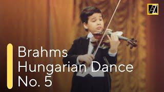 BRAHMS: Hungarian Dance No. 5 | Antal Zalai, violin (9)  classical music