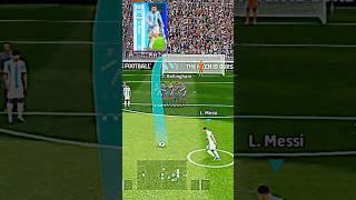 New messi curl free kick tutorialtry like this️#efootball2024