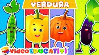 Impara i Nomi Della Verdura  VIDEO EDUCATIVI per Bambini Piccoli  Le Prime Parole Per Crescere
