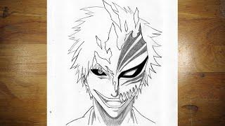 Anime Drawing | How to Draw Ichigo Kurosaki [Bleach] Step by Step