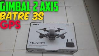 UNBOXING DRONE JJRC X9P HERON (4K) GIMBAL 2 AXIS, GPS, BRUSHLESS, BATERAI 3s // Desember 2020