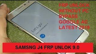 Samsung Galaxy J4 Frp Unlock/Bypass Google Account Lock 2019 Android 9.0 Pie latest security