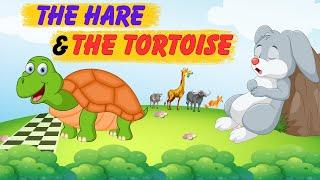 The Hare And The Tortoise Story | English Stories For Kids | Kids Rhyme School.