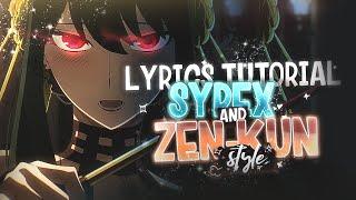 After Effects Nightcore Style Lyric Video - TUTORIAL