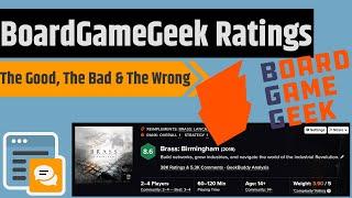 BoardGameGeek Ratings - How & Where They Don't Work, And Why It Should Be Better