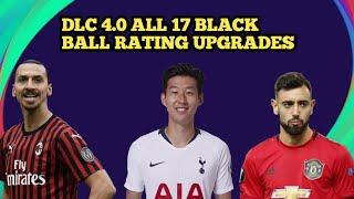 PES 2021 MOBILE DLC 4.0 [ WINTER ] ALL 17 BLACK BALL RATING UPGRADES DATAPACK  6.0