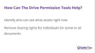 Google Drive Permissions