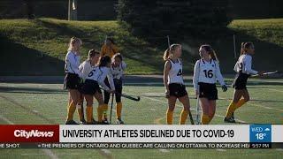 University athletes sidelined due to COVID-19