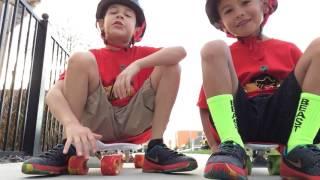 Skateboarding fail by the bonehead kid Royce